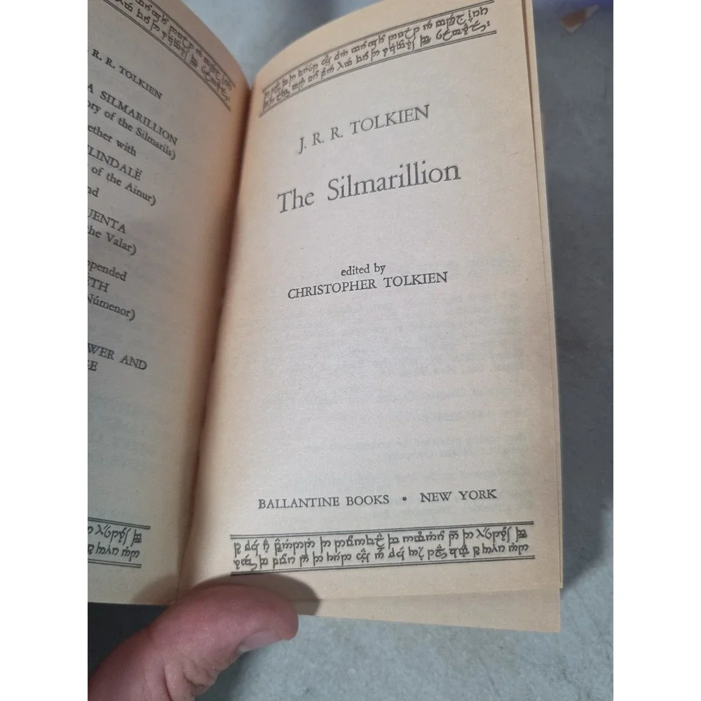 Lord of the Rings One & Two, Silmarillion, Tolkein Reader J.R.R. Tolkein Lot 4